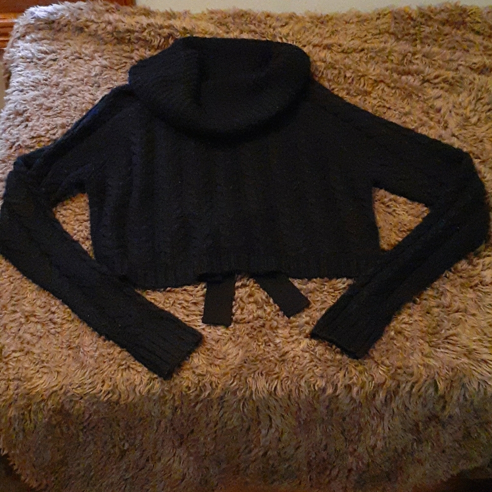 Cable knit sweater